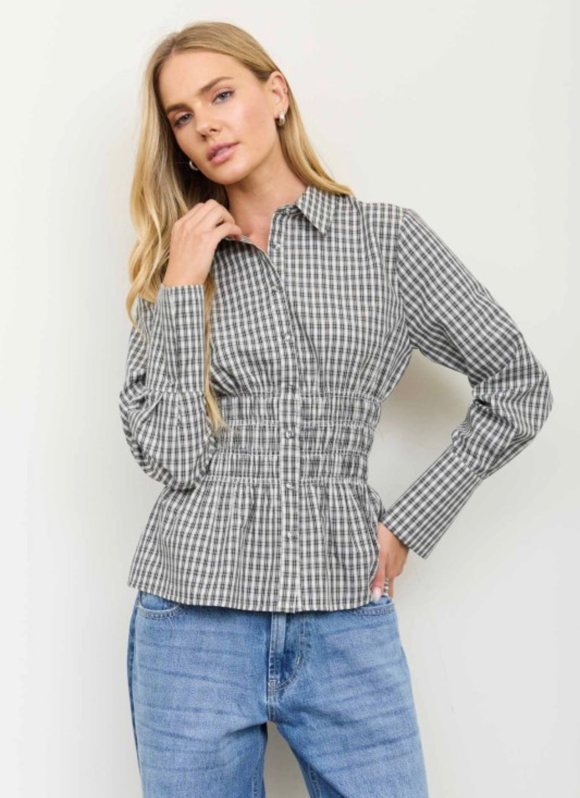 Grace Peplum Top