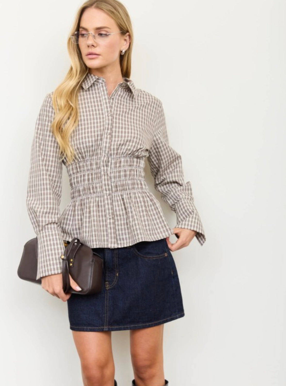 Grace Peplum Top