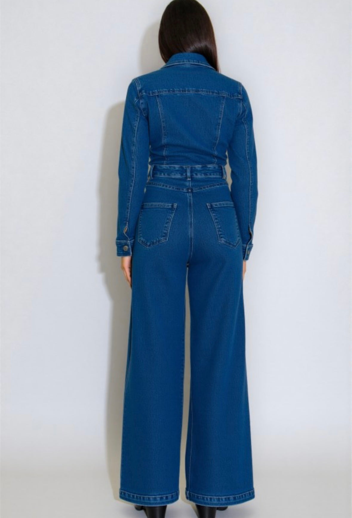 Last one medium Lainey Denim jumpsuit
