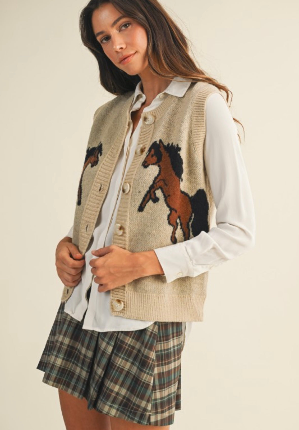 Gallop knit vest
