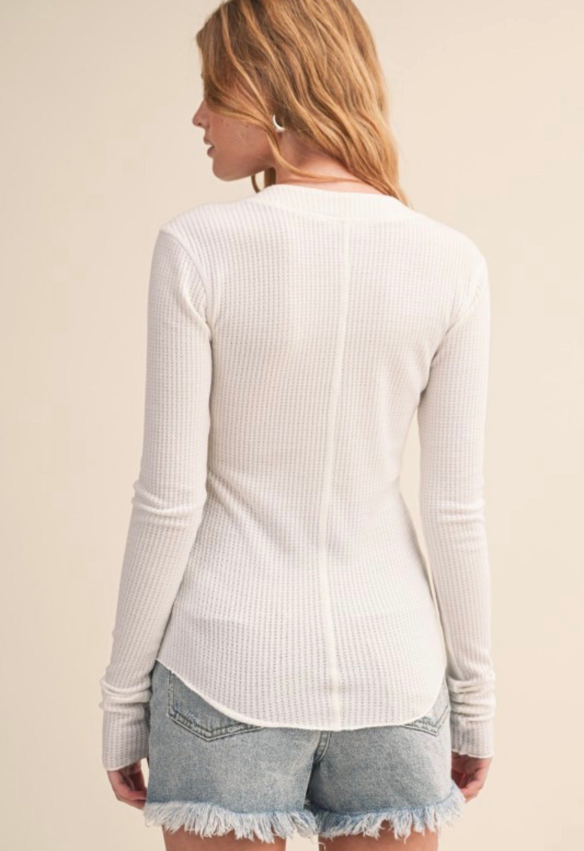 Dusty Dreams Waffle Henley