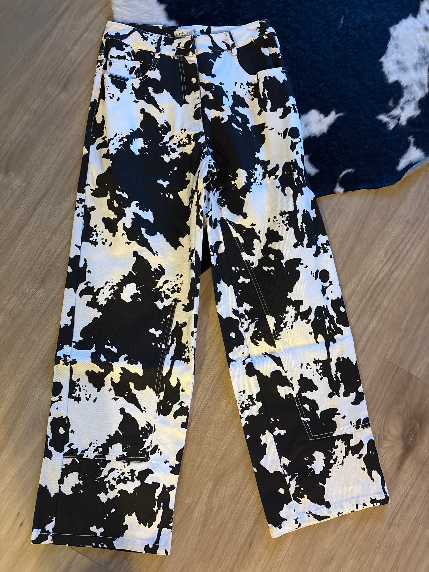 Wild Range Cow Print Pants