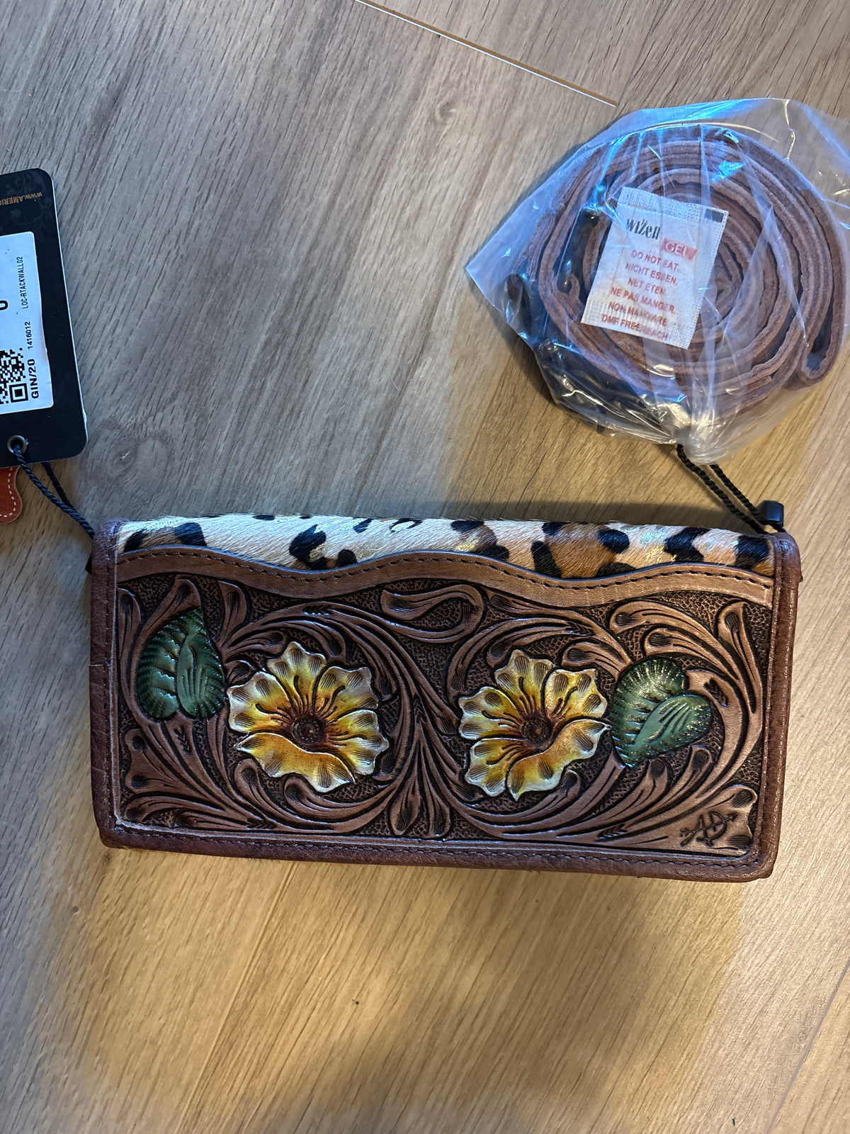 Handcrafted Genuine Leather And Hair On Hide Crossbody With Stitching