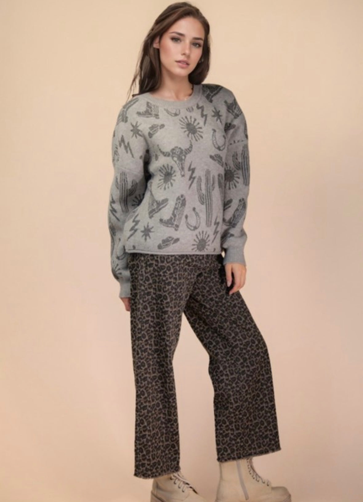 Western ways Sweater