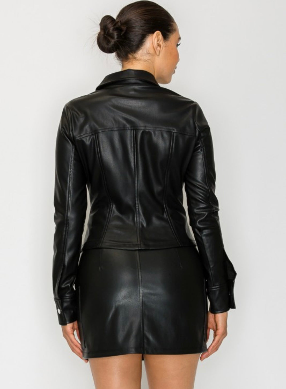 Rockin button down top