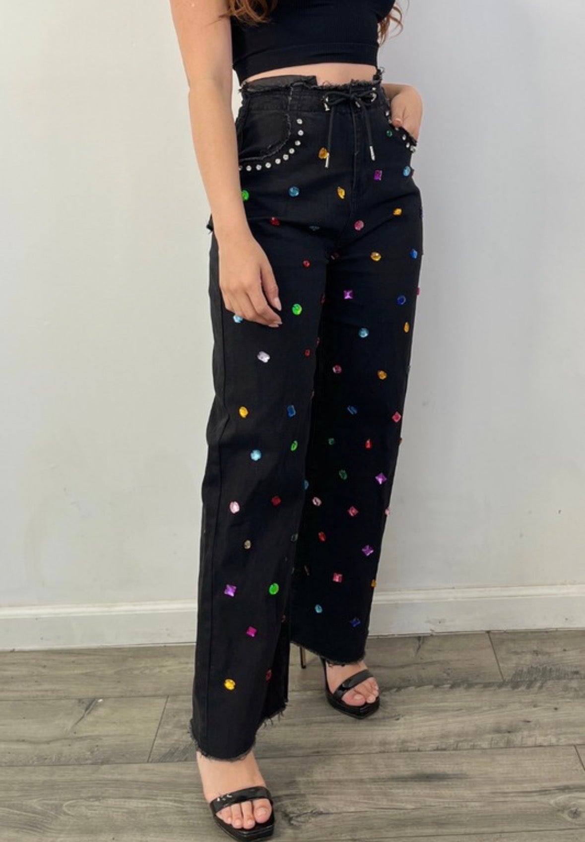 Bedazzled jeans
