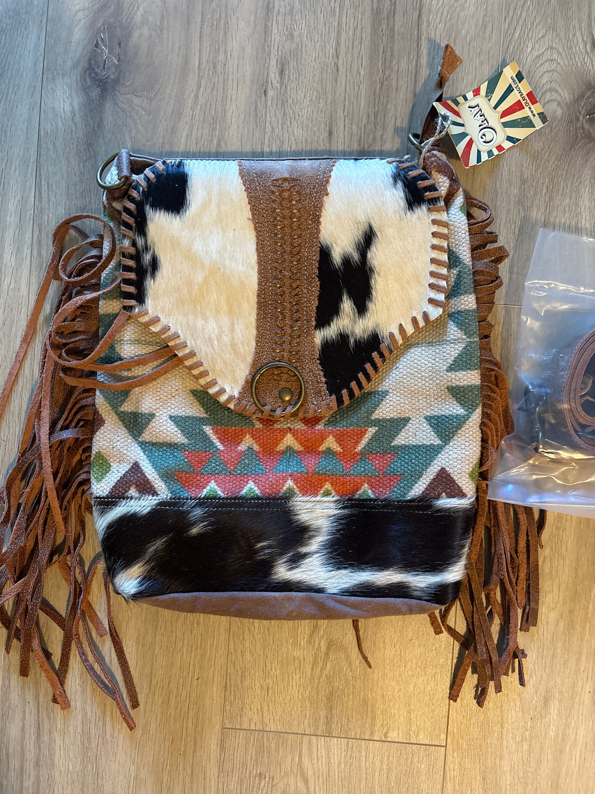 Messenger Upcycled Canvas Ladies Bag