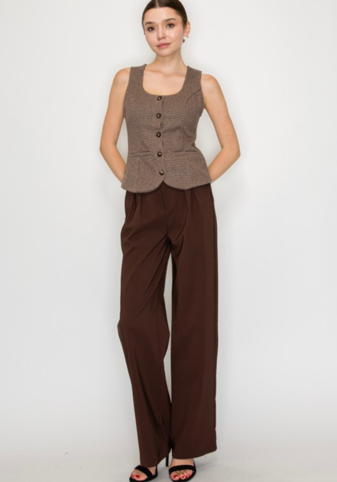 Last one small Houndstooth vest