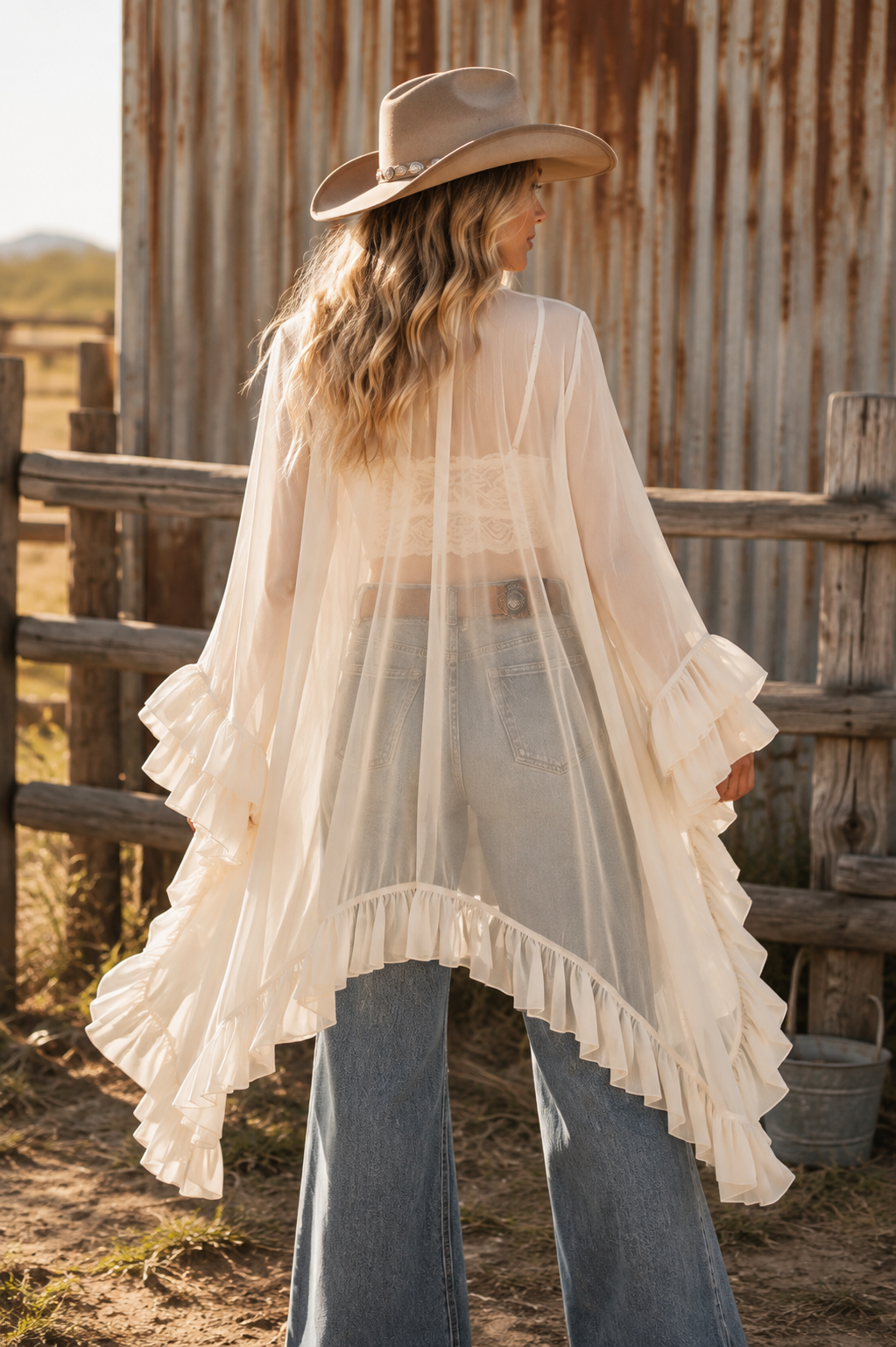 Prairie Belle Ruffle Blouse