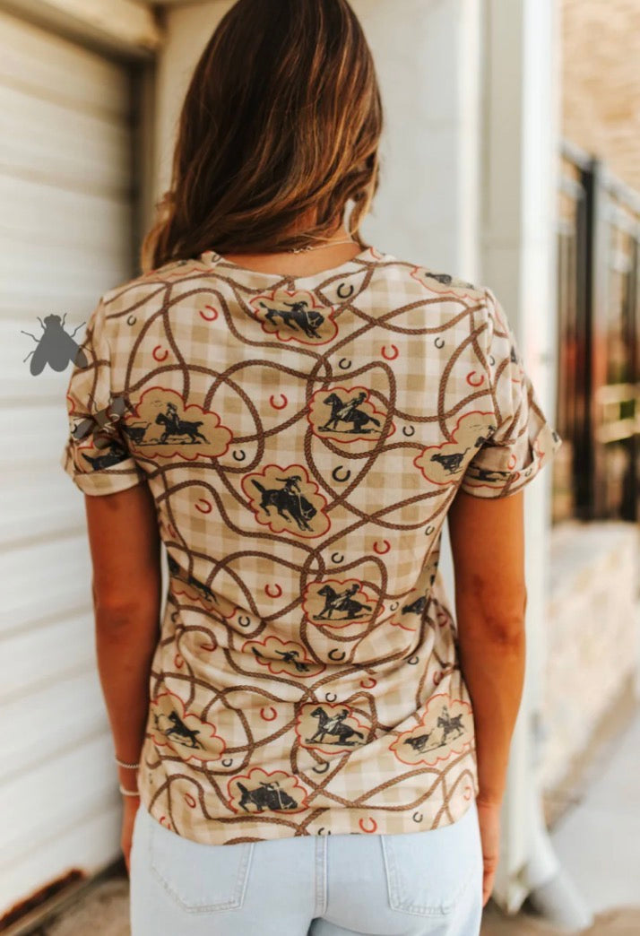 2fly Red Rodeo tee