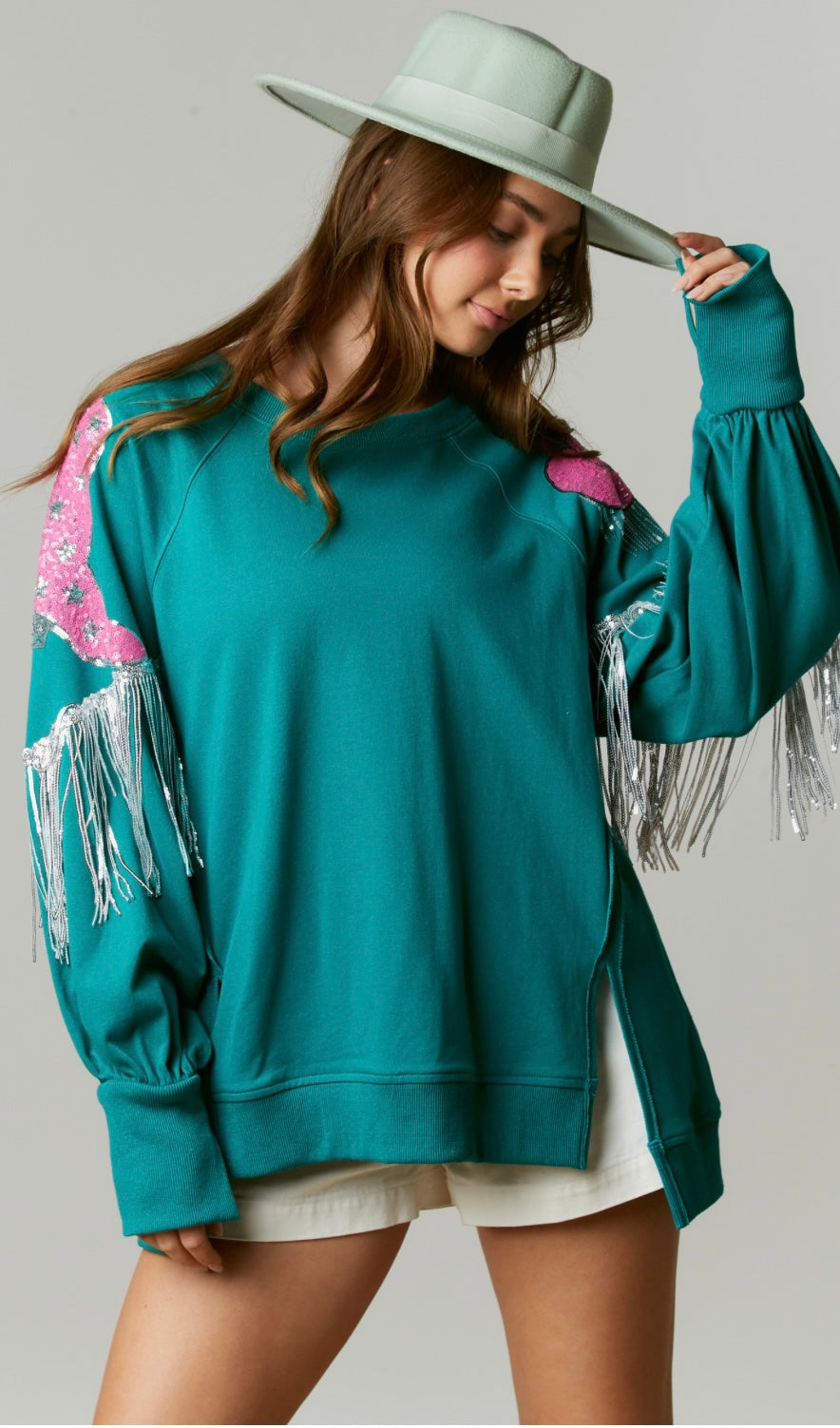 Stompin Turquoise sweater