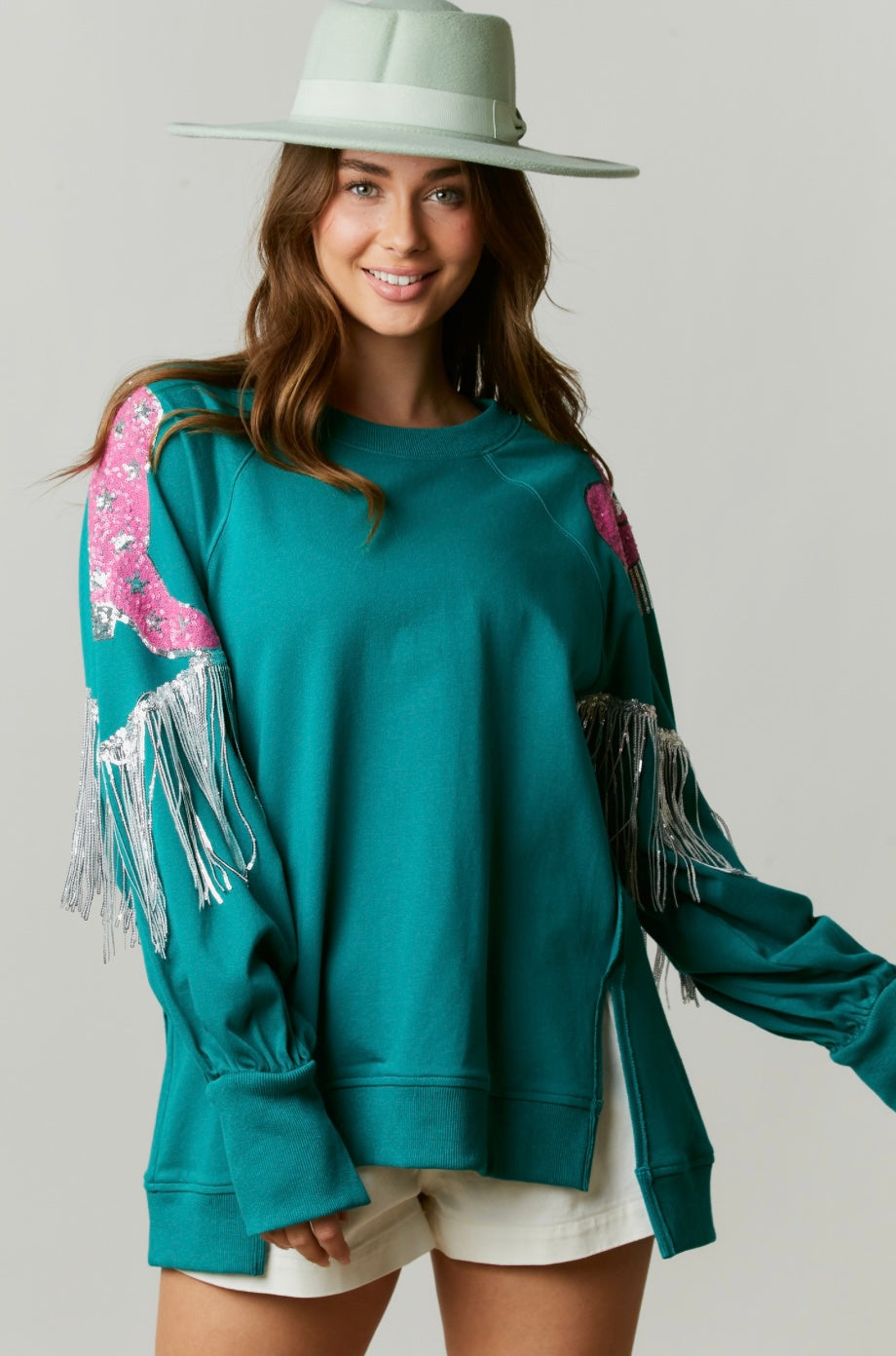 Stompin Turquoise sweater