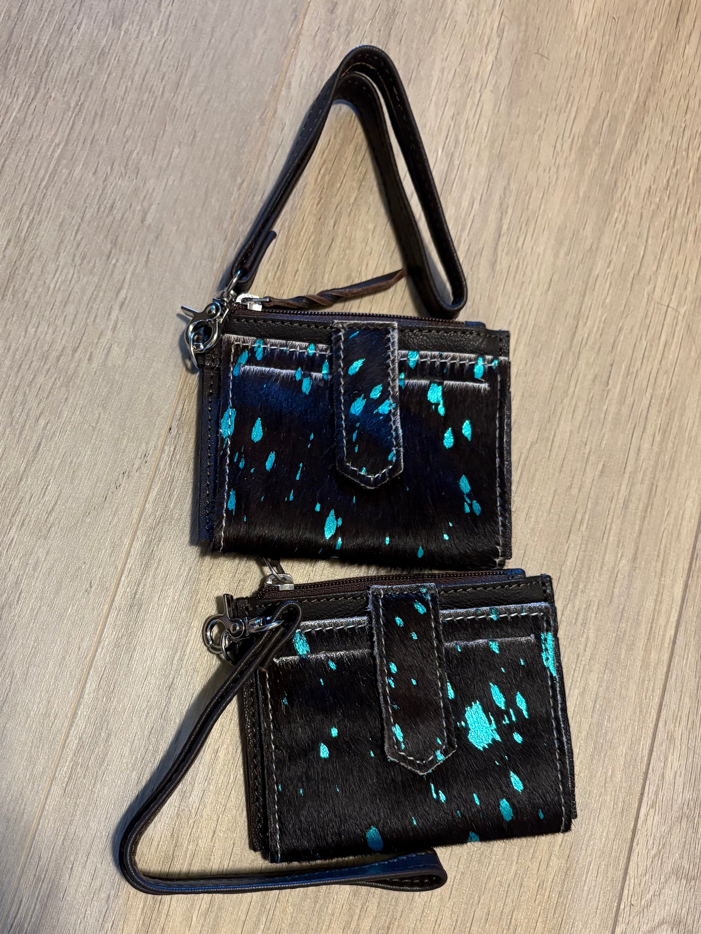 Small wallet wristlet