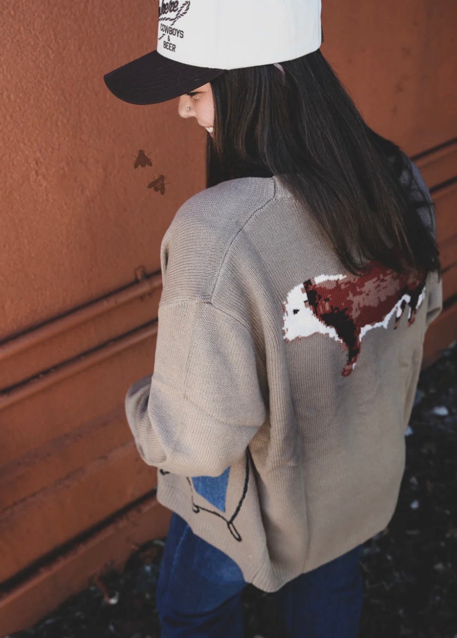 Last one L/XL 2fly Cattle babe cardigan
