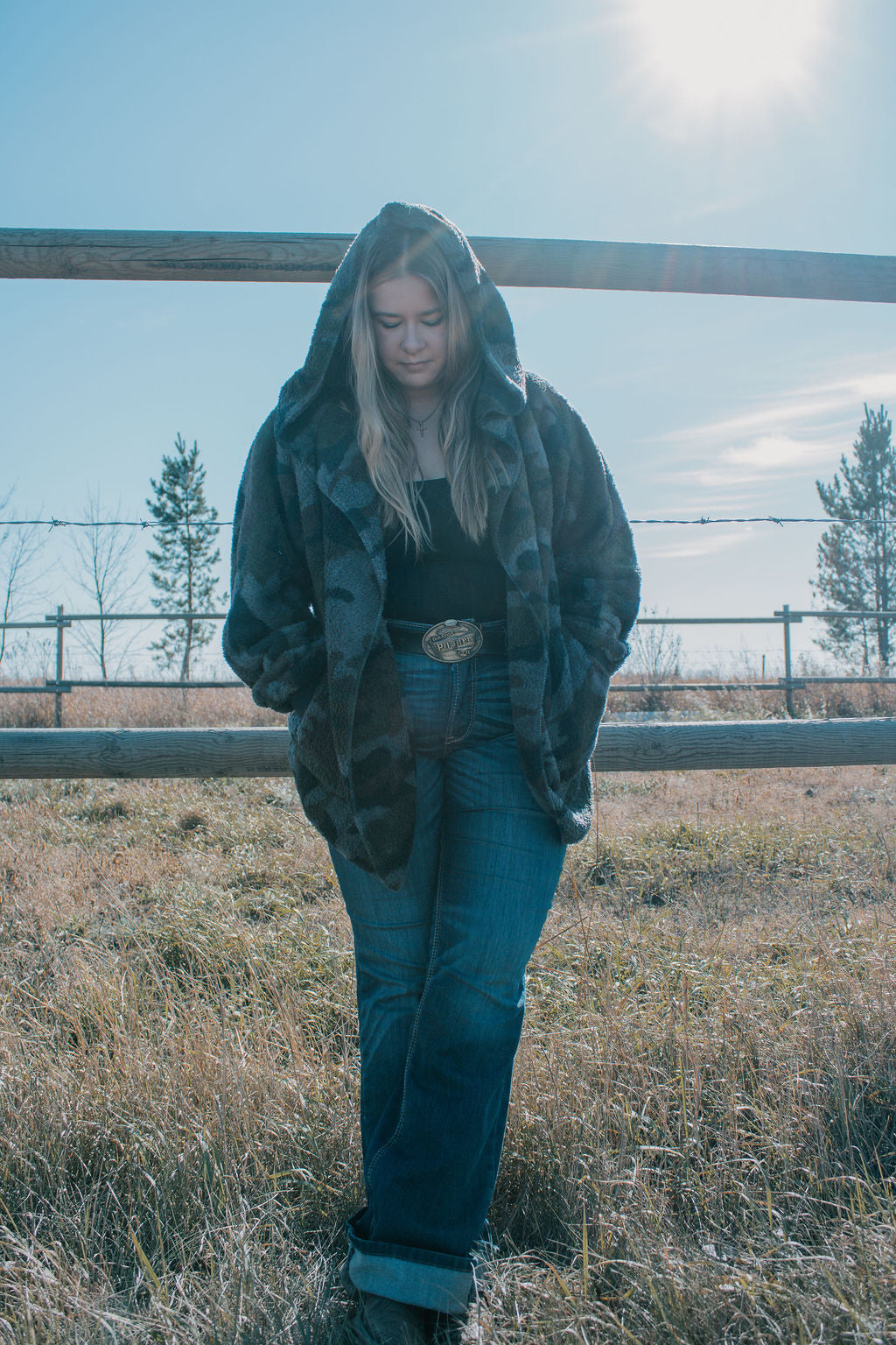 Cozy Camo Sherpa Jacket