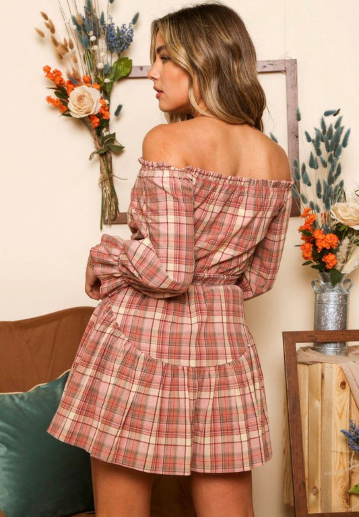 Prairie Plaid Dress