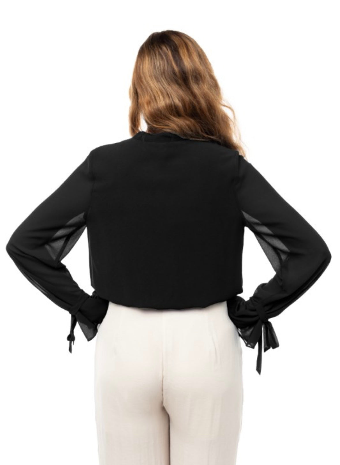 Last one small Fonda Tie blouse