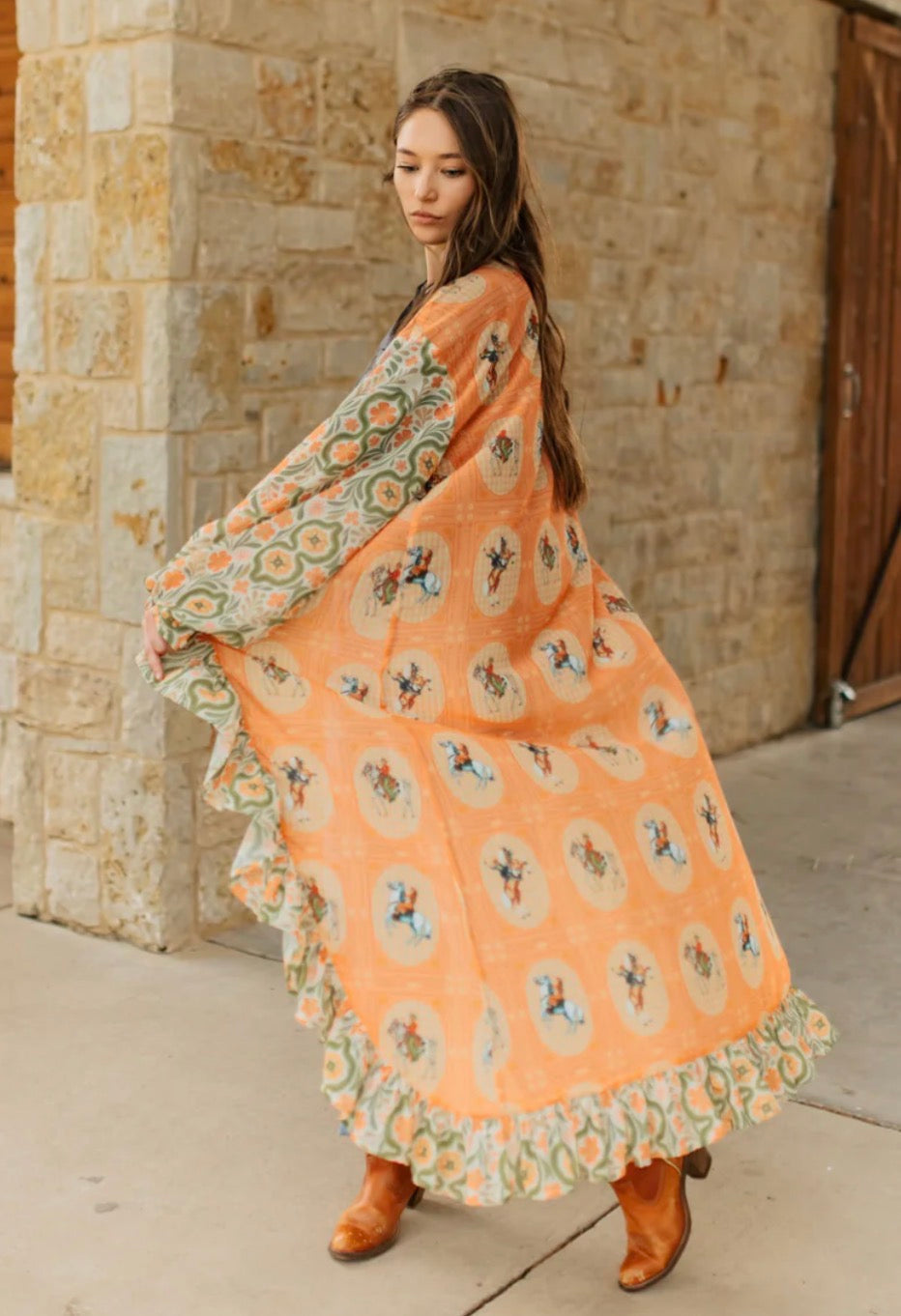 Turquoise Haven kimono
