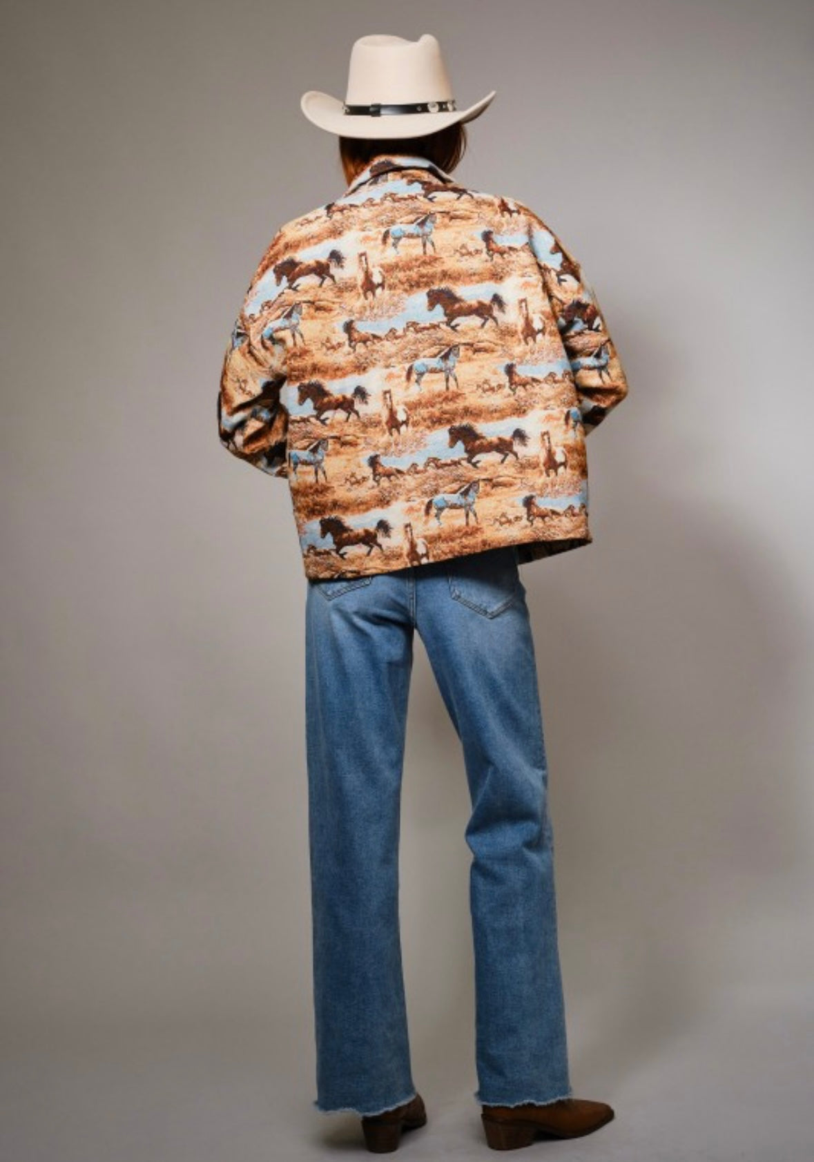 Blue B Wild Mustang Western Jacket