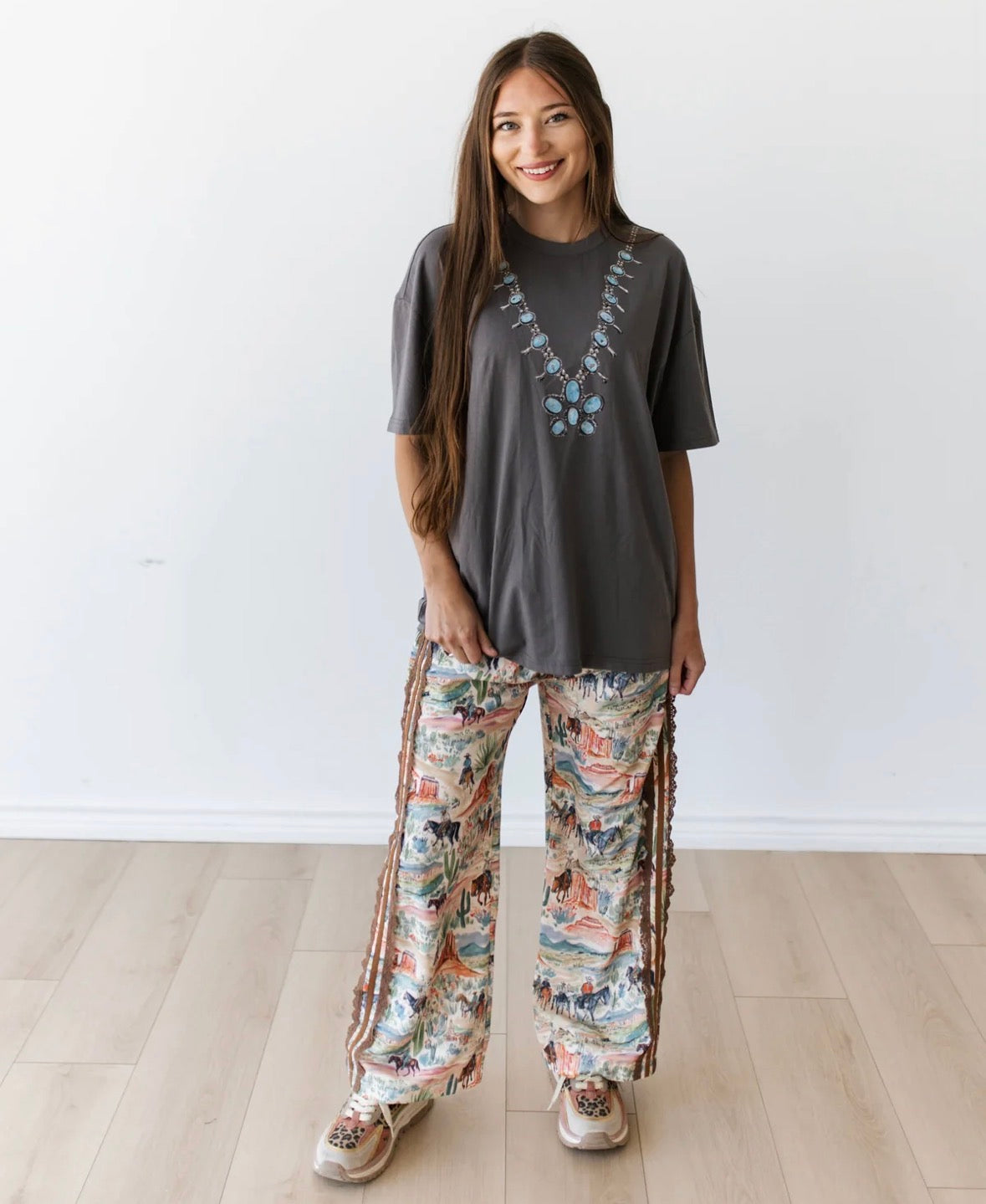 Varsity Rodeo watercolor pant