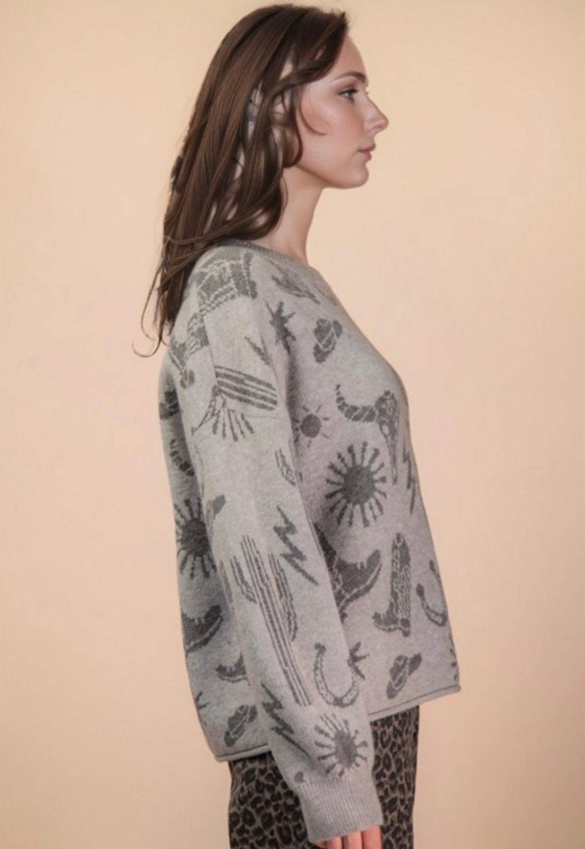 Western ways Sweater