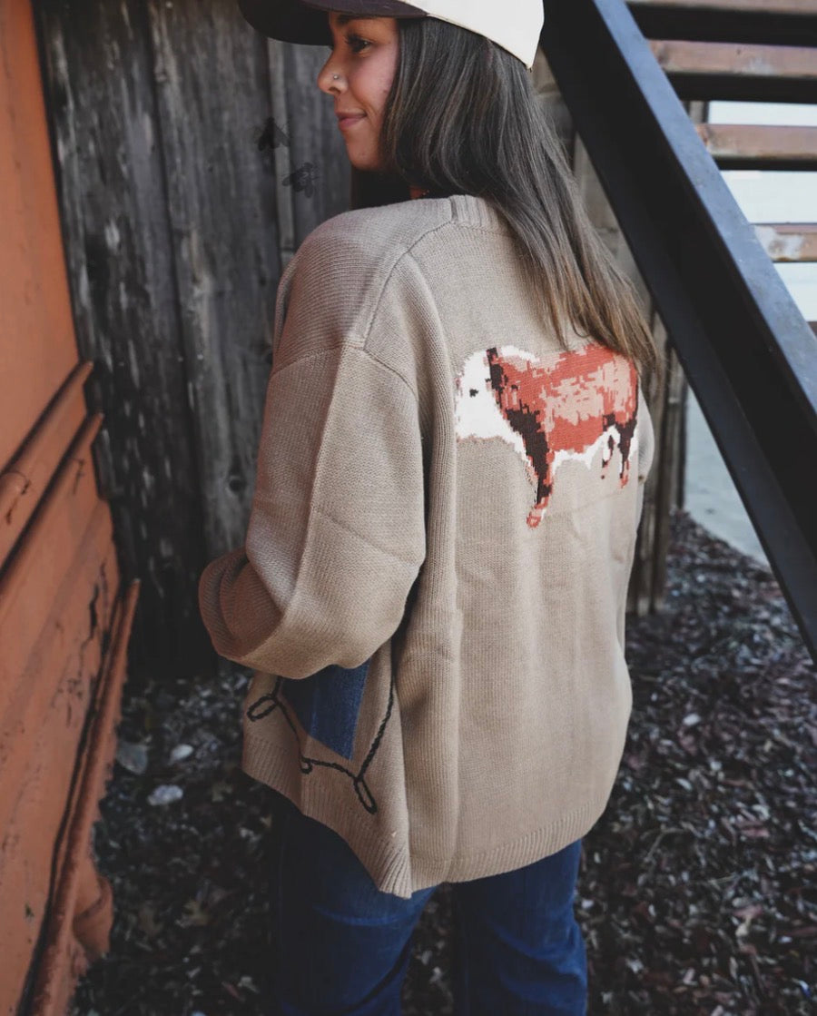 Last one L/XL 2fly Cattle babe cardigan