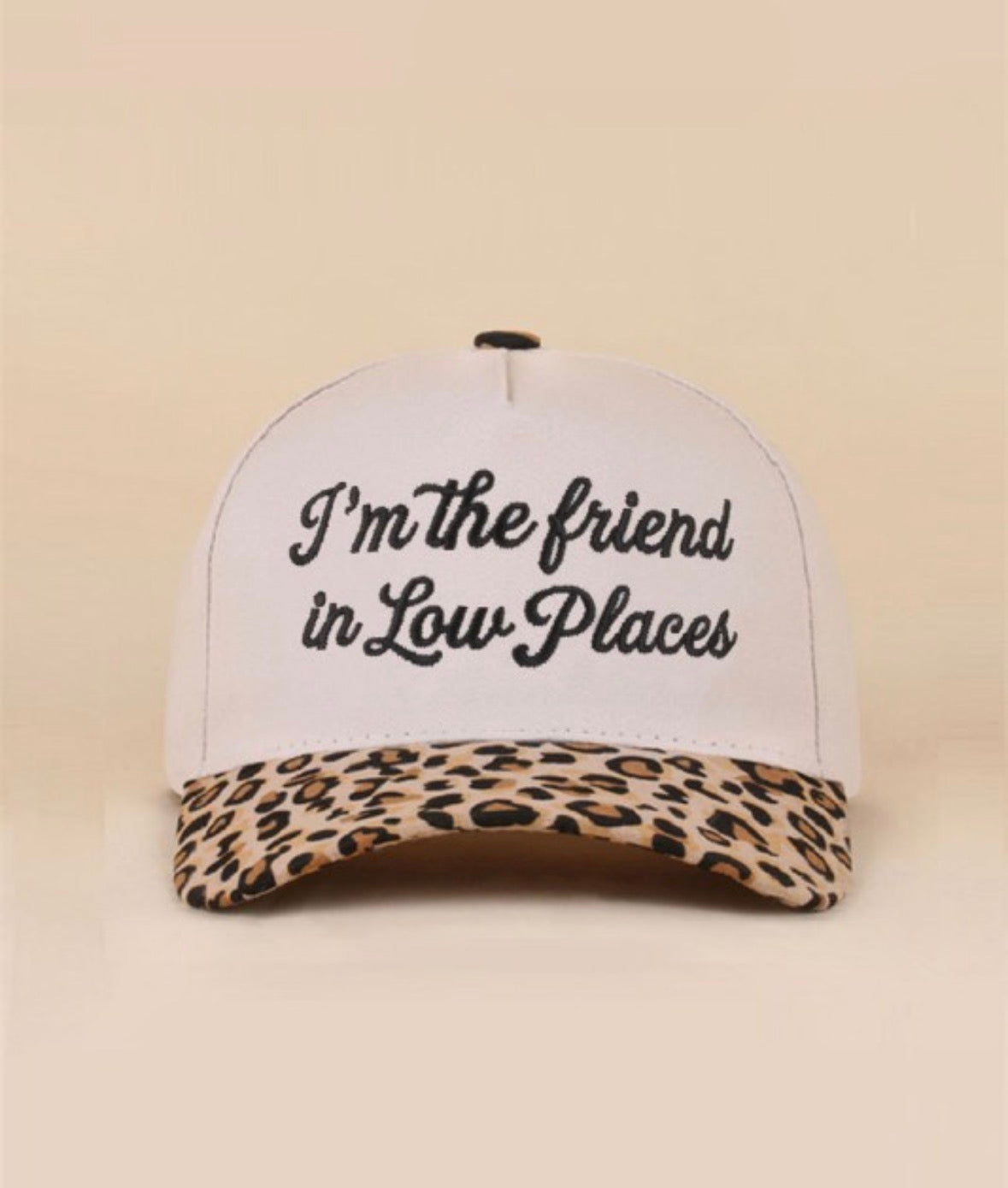 Low Places Leopard Trucker Hat