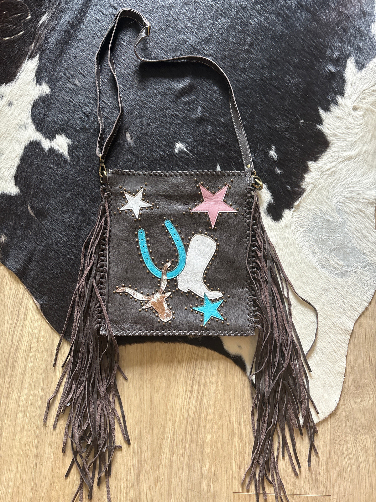 Wild West Star Fringe Crossbody