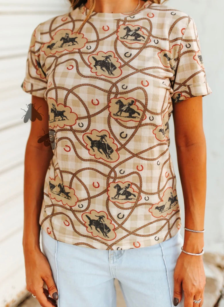 2fly Red Rodeo tee