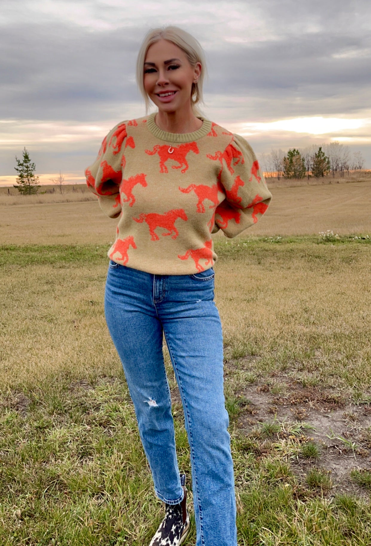 Last one small Natasha sweater