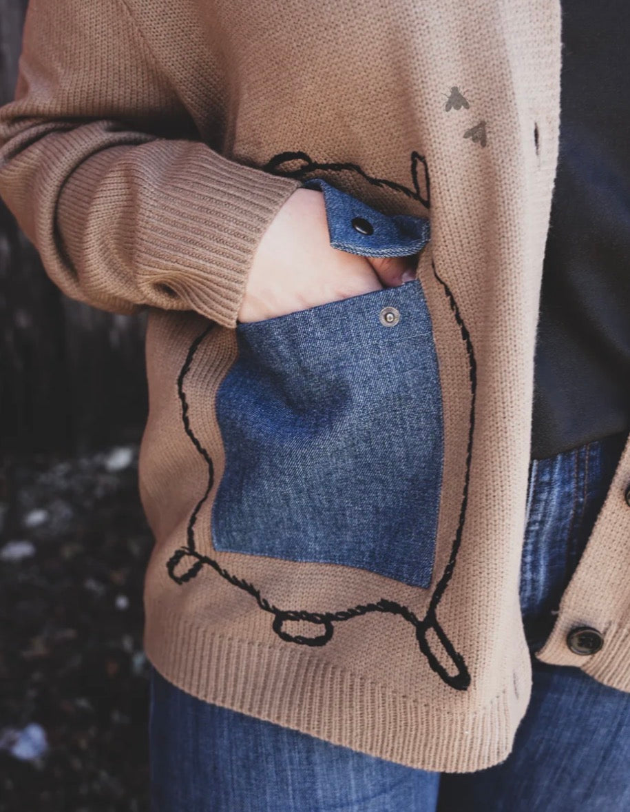 Last one L/XL 2fly Cattle babe cardigan