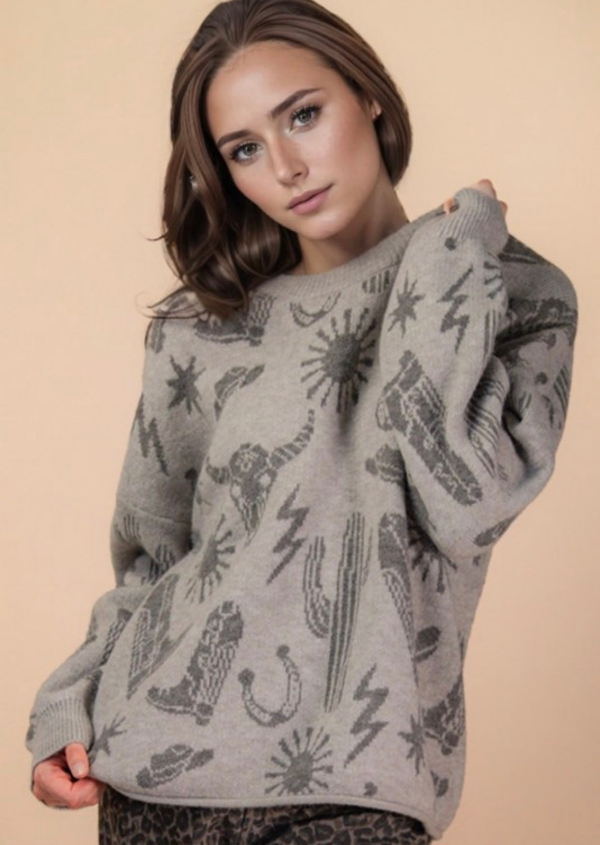 Western ways Sweater