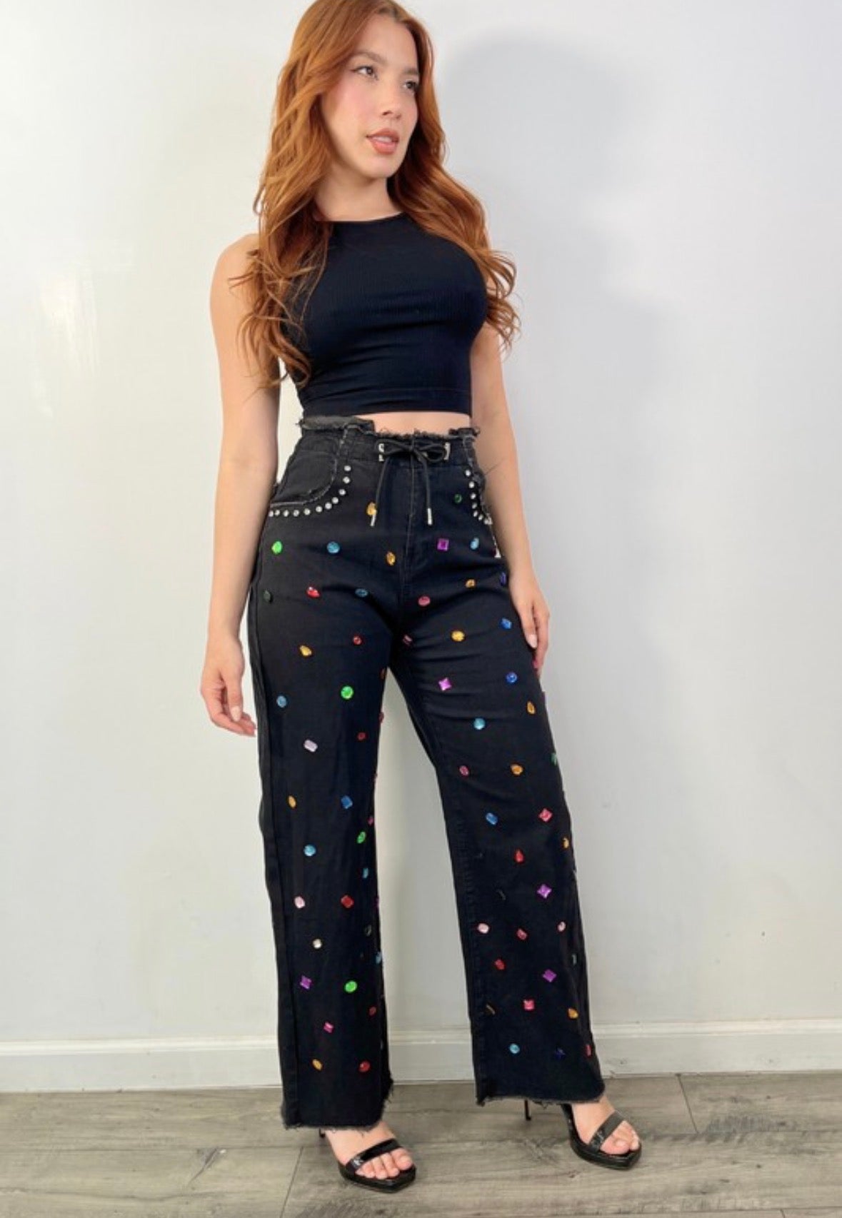 Bedazzled jeans