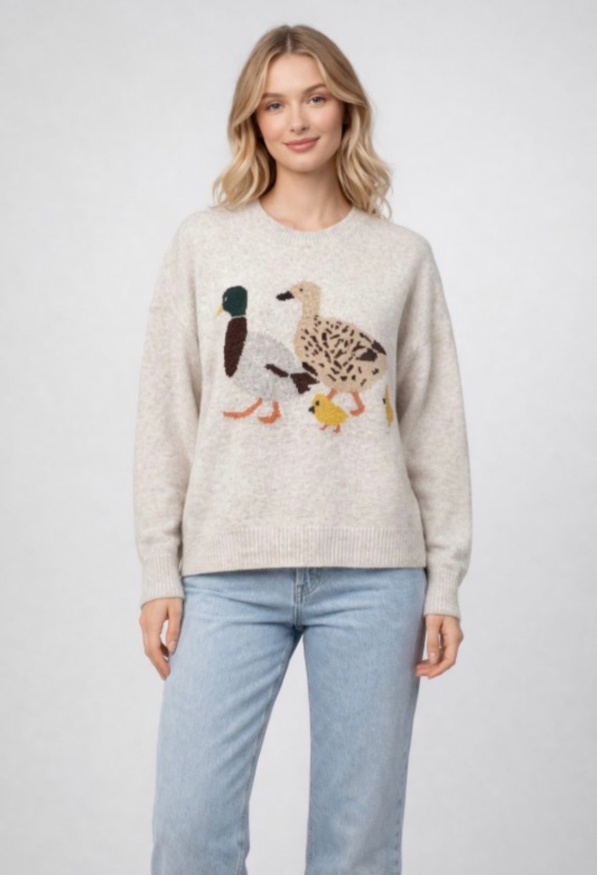 Duck family sweater