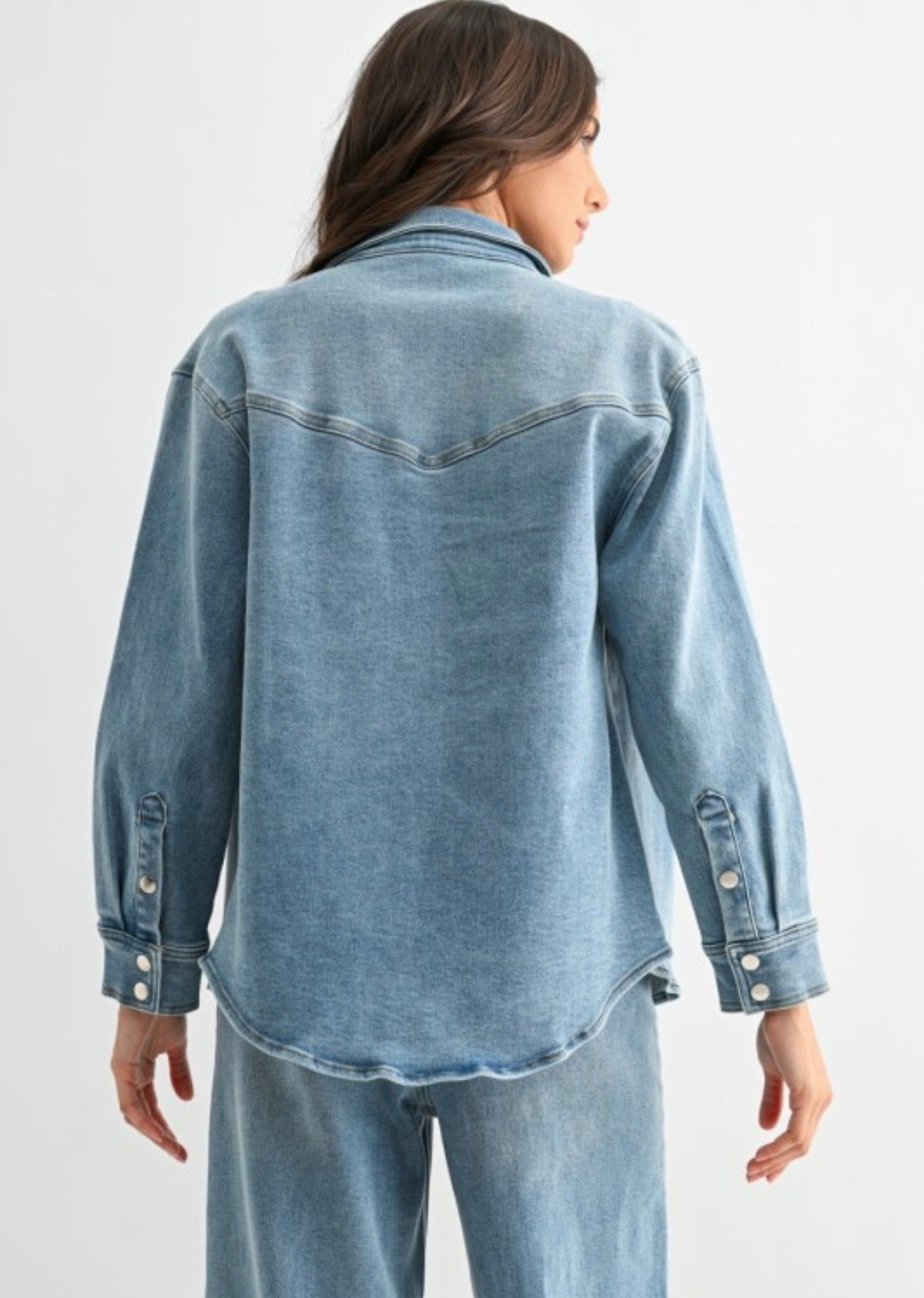 Prairie Run Denim Stud jacket