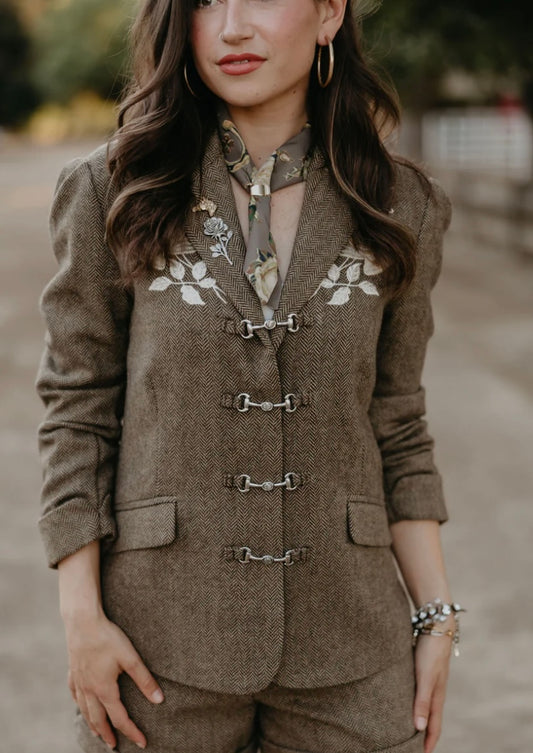 Last one medium Rodeo Quincy HOLMAN HERRINGBONE JACKET