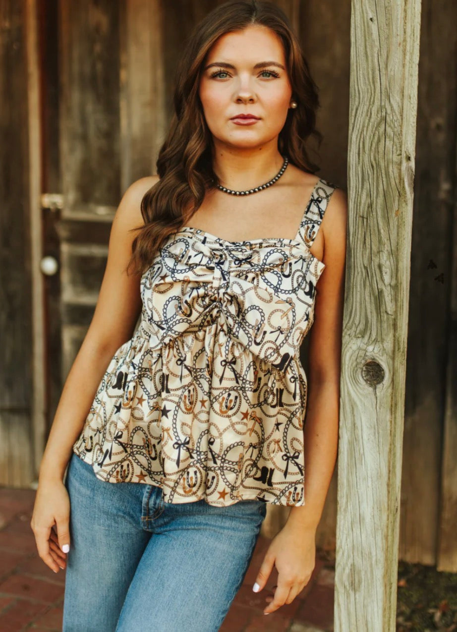 2fly Rodeo ribbon top