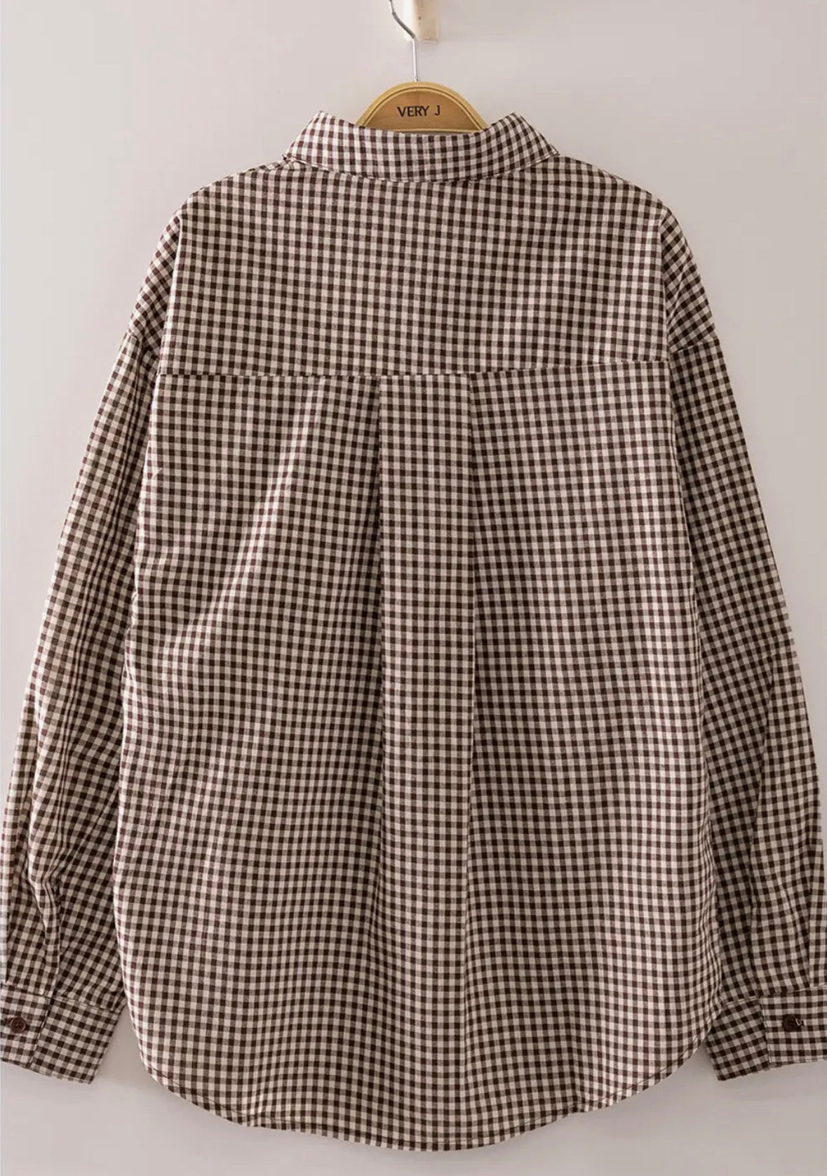 Very J Mustang Gingham Shirt