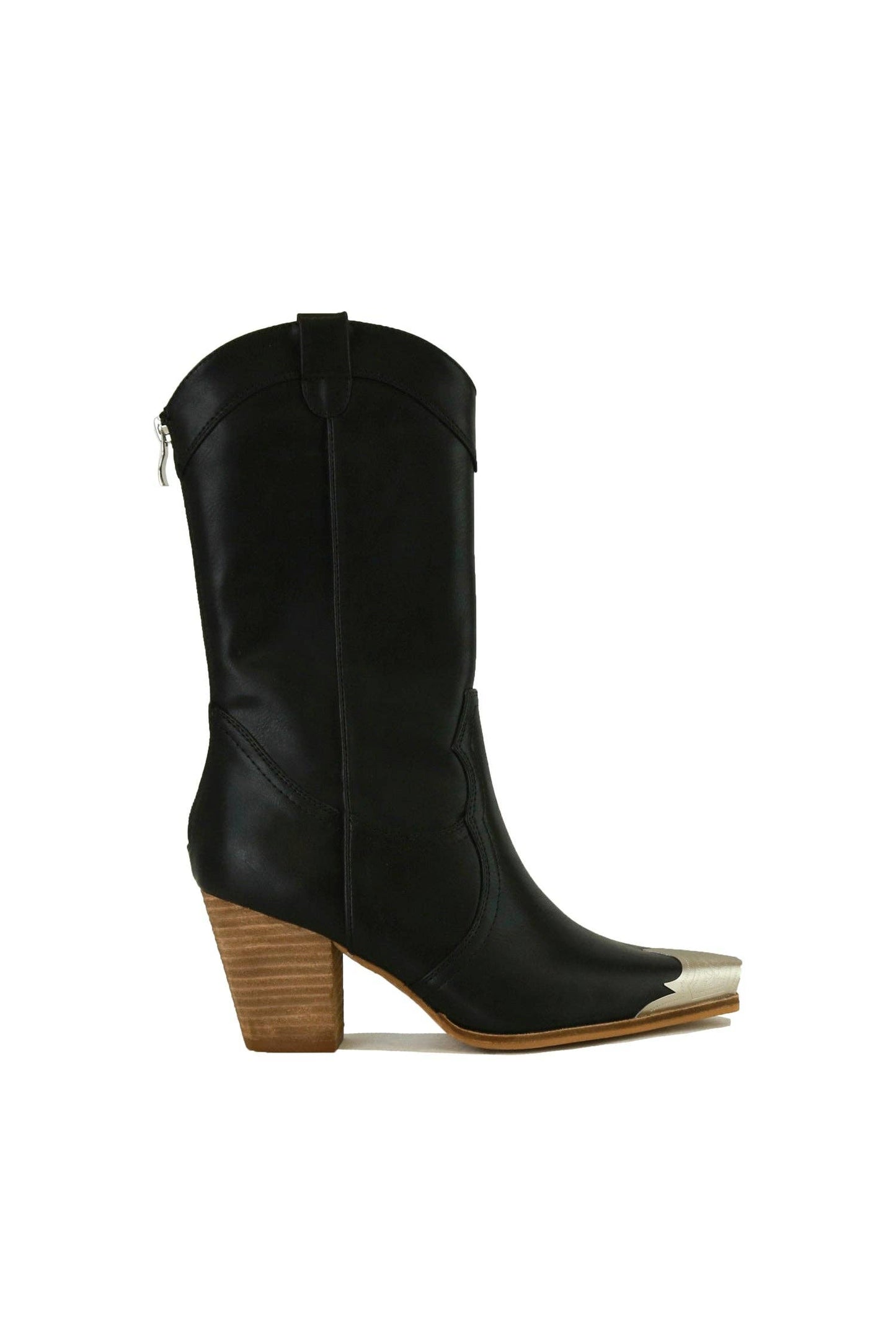 Dakota Western Metal-Toe Block Heel