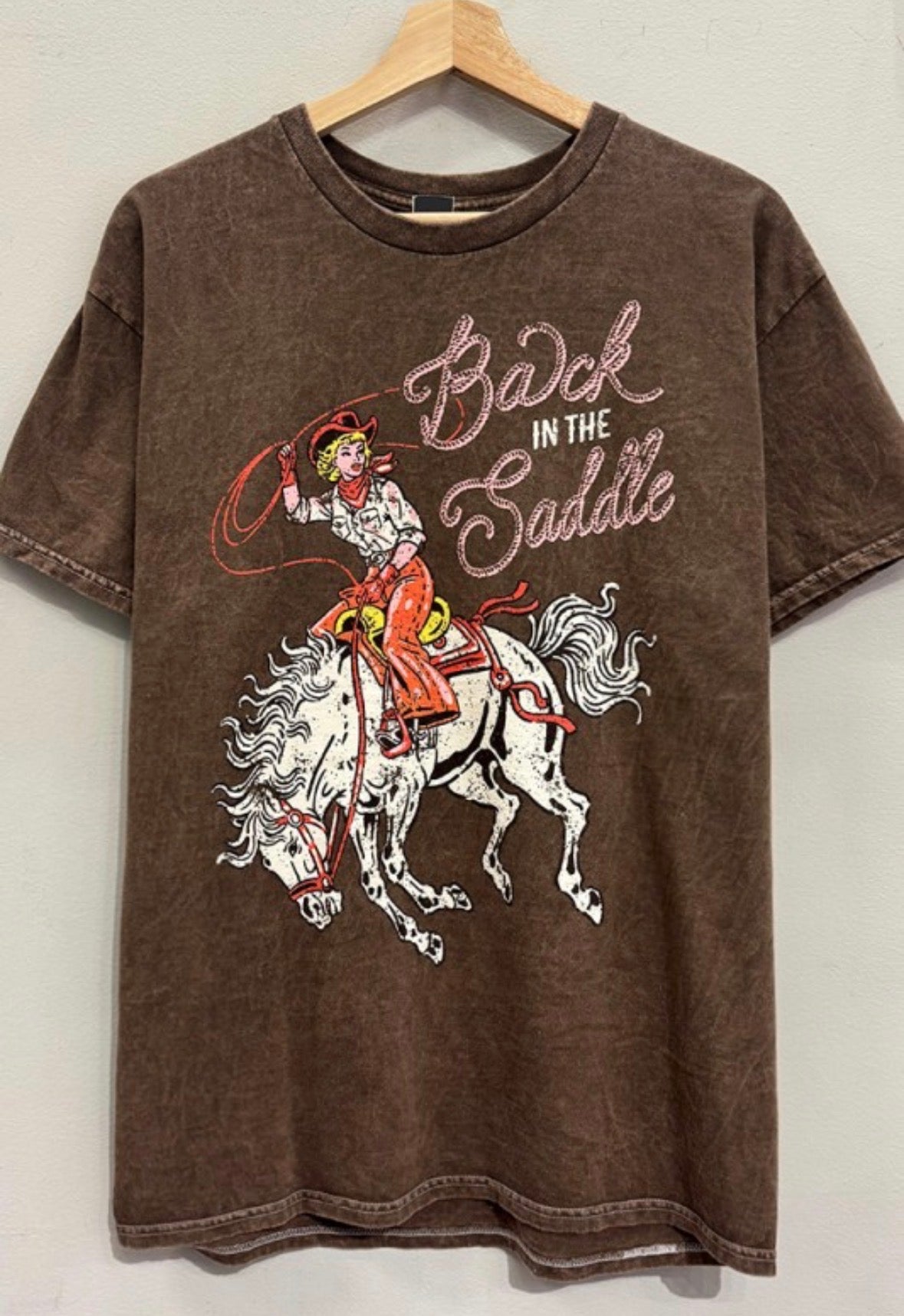 Sweet Claire Back in the Saddle Vintage Tee