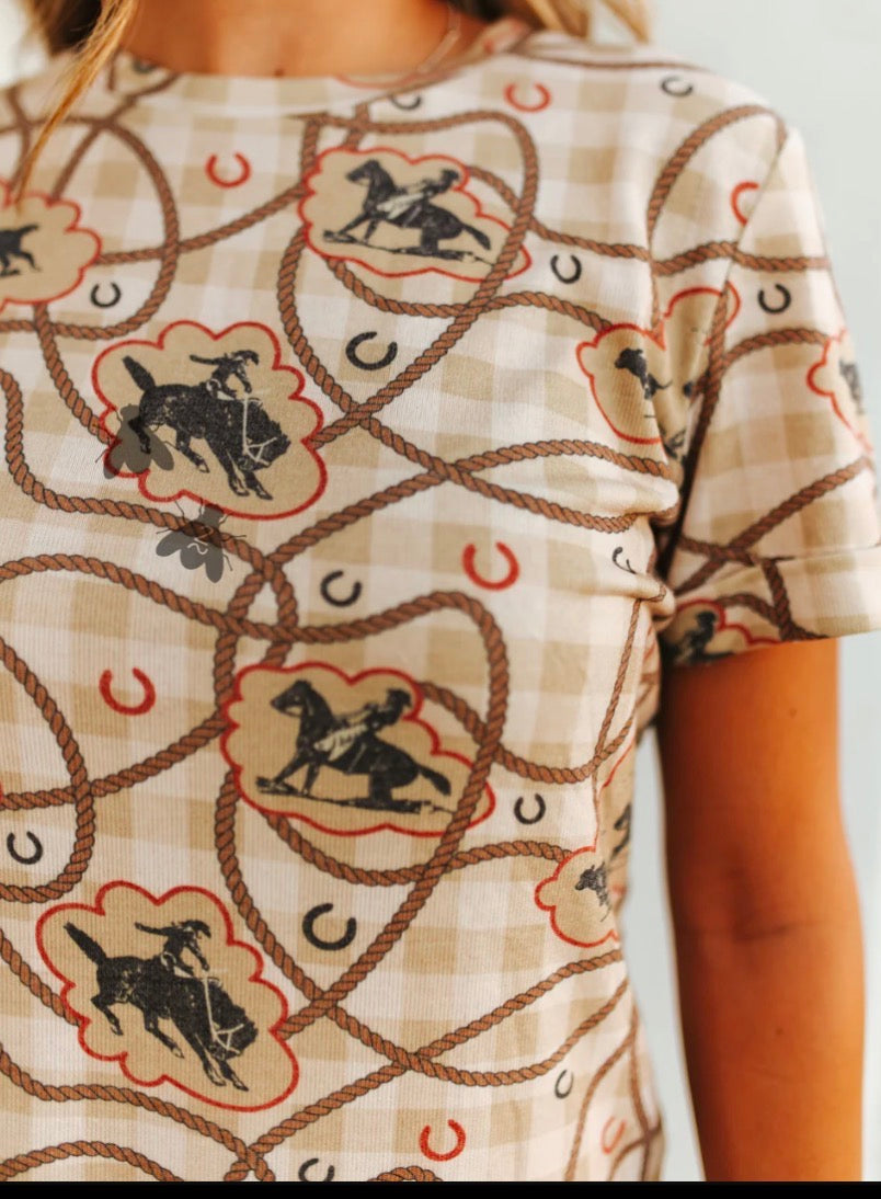 2fly Red Rodeo tee