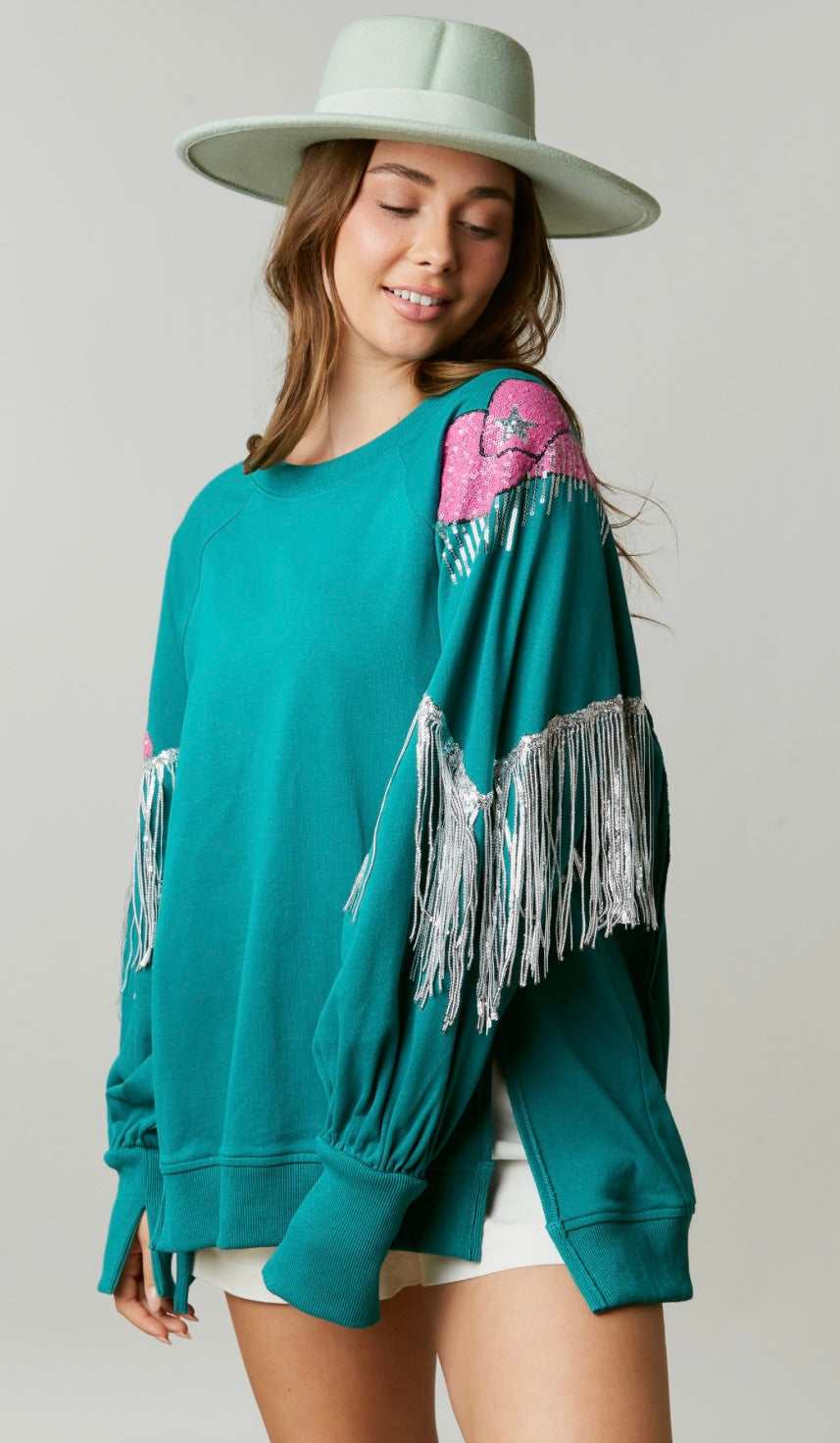 Stompin Turquoise sweater