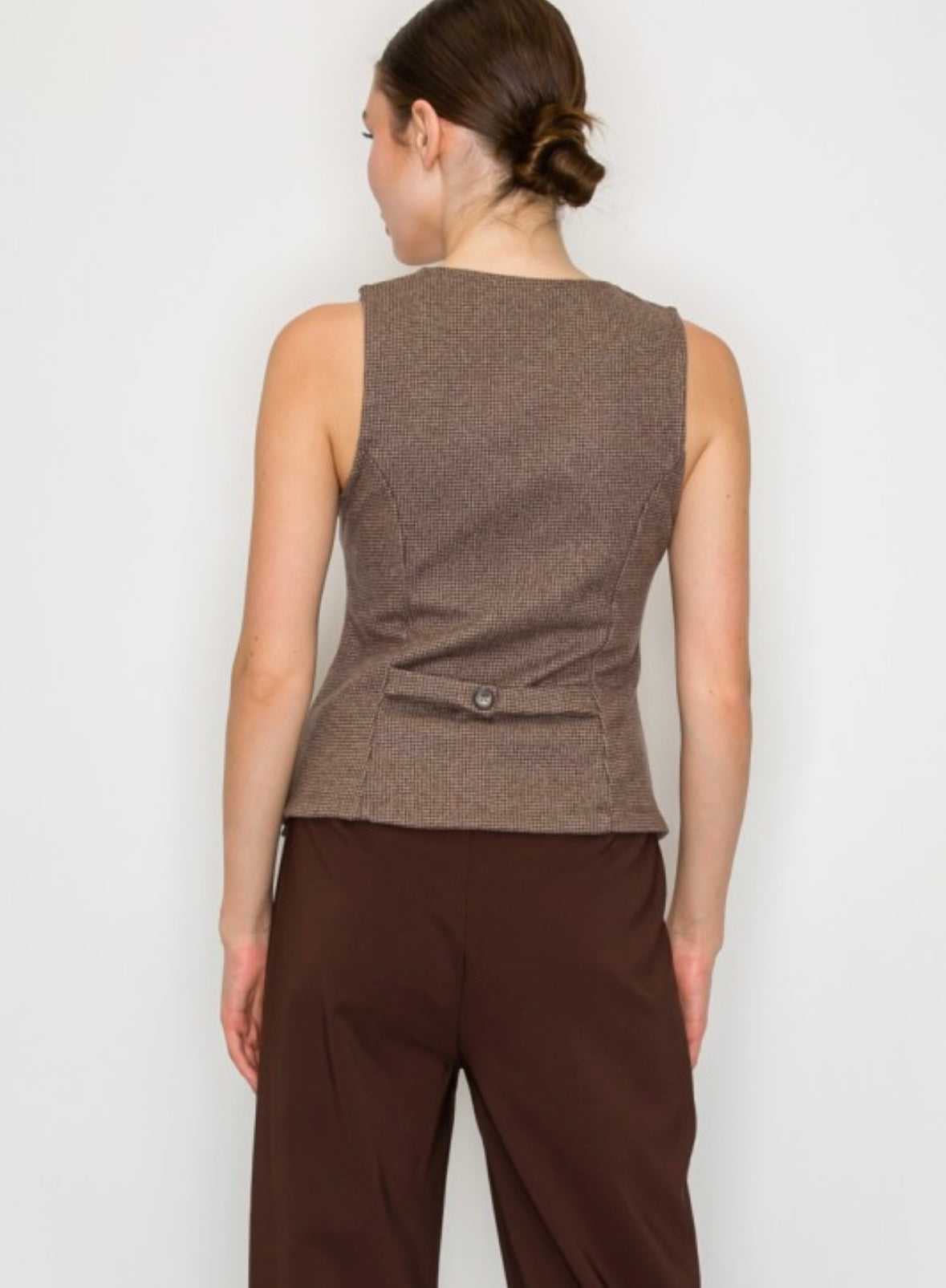 Last one small Houndstooth vest