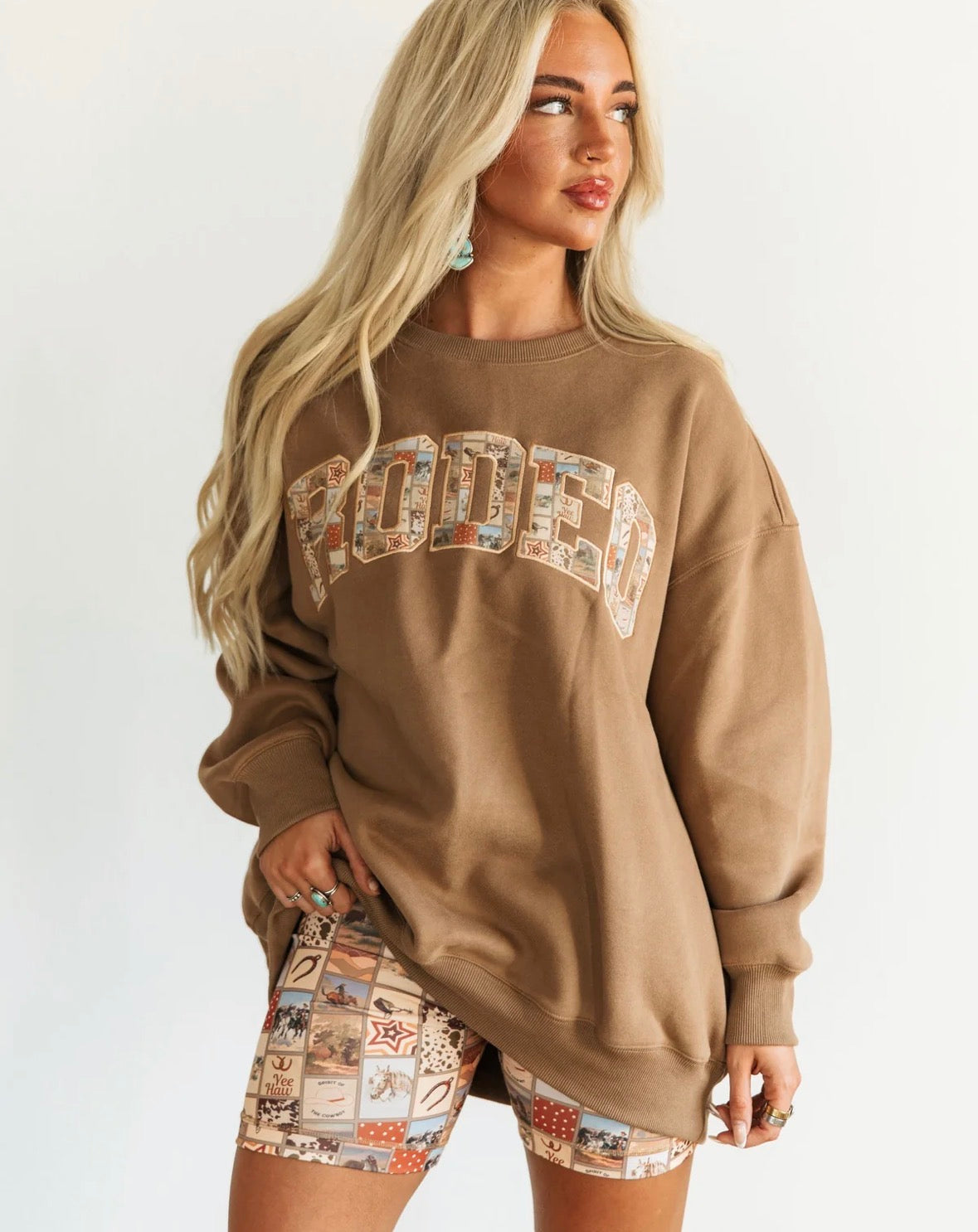 Varsity Rodeo biker shorts