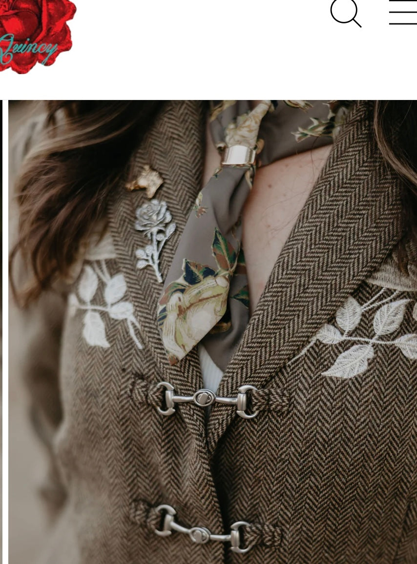 Last one medium Rodeo Quincy HOLMAN HERRINGBONE JACKET