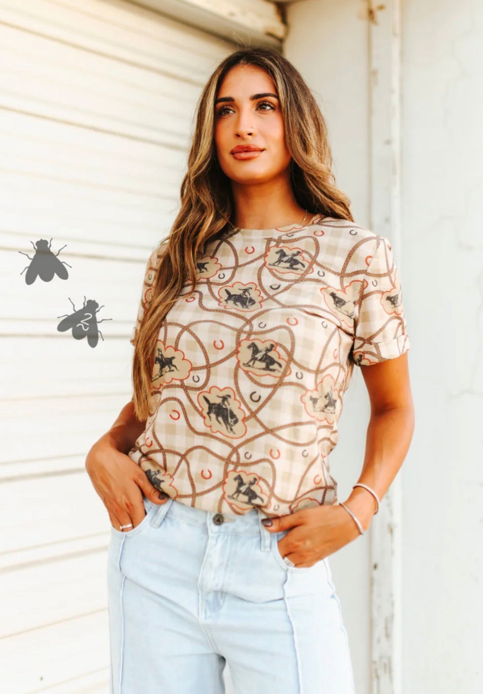 2fly Red Rodeo tee
