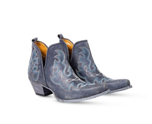 Myra Maisie dusty blue boots