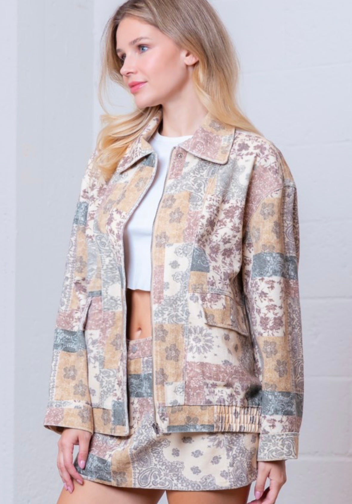 Boho patchwork jacket
