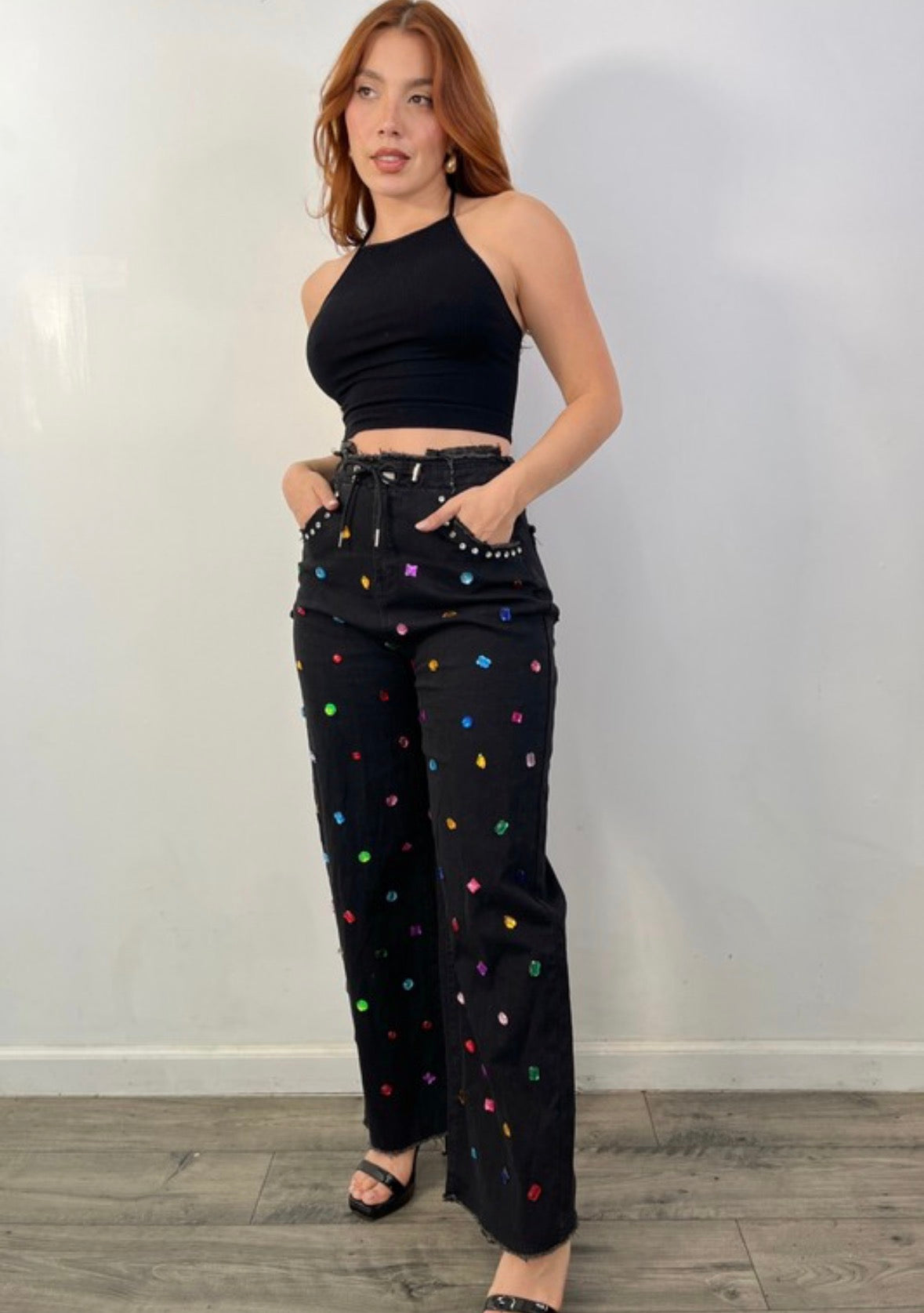 Bedazzled jeans