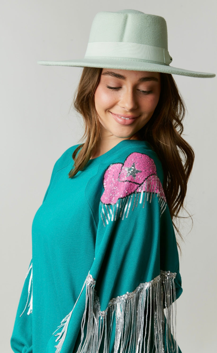 Stompin Turquoise sweater